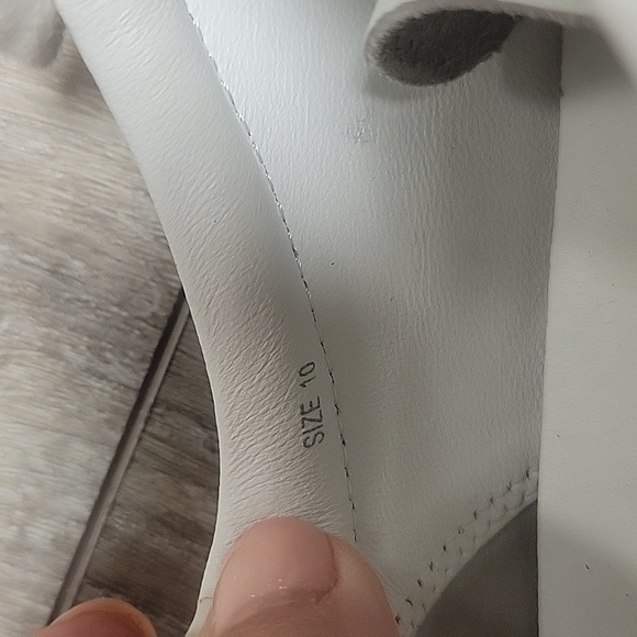 PAIGE Amy Sneakers Metallic Snake Printed Leather Size 10 - Picture 9 of 10